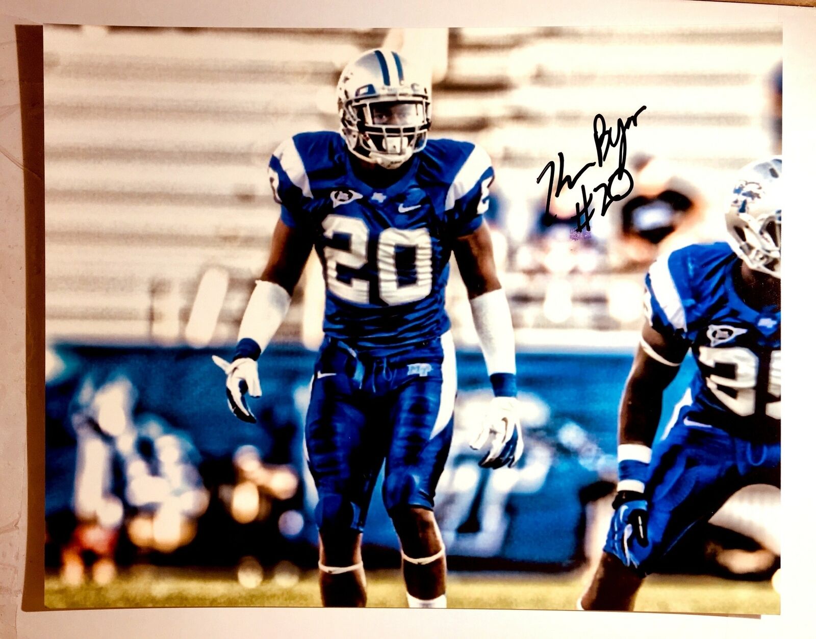 Kevin Byard Signed 8x10 Photo Poster painting Middle Tennessee State Blue Raide Auto Autograph