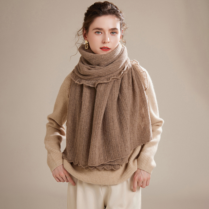 Soft Lace Cashmere Scarf For Women REAL SILK LIFE