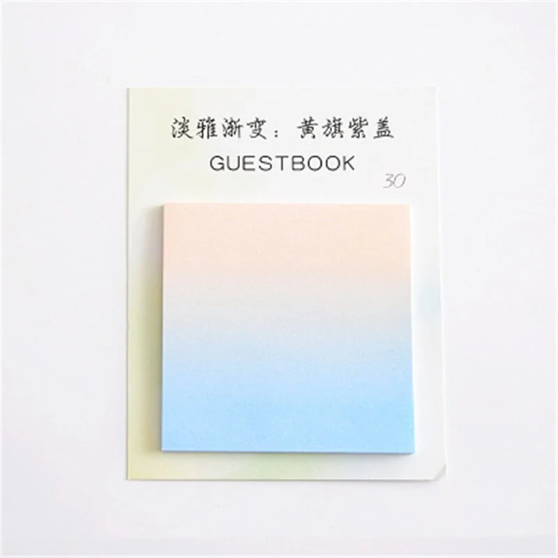 30 Sheets/Pad Self Stick Notes Self-adhesive Sticky Note Cute Notepads Posted Writing Pads Stickers Paper