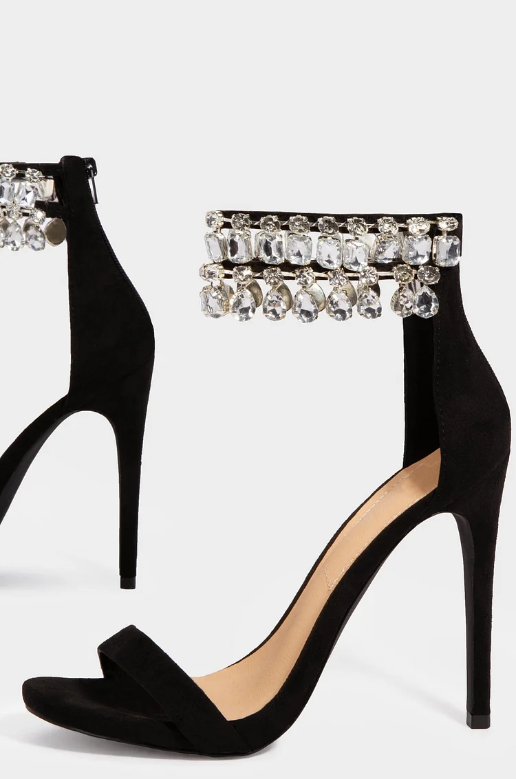 Amazon.com | DREAM PAIRS Women's Invest High Heels Platform Sexy Dress  Rhinestones Peep Toe Pumps Shoes, Black Suede, Size 5 | Pumps