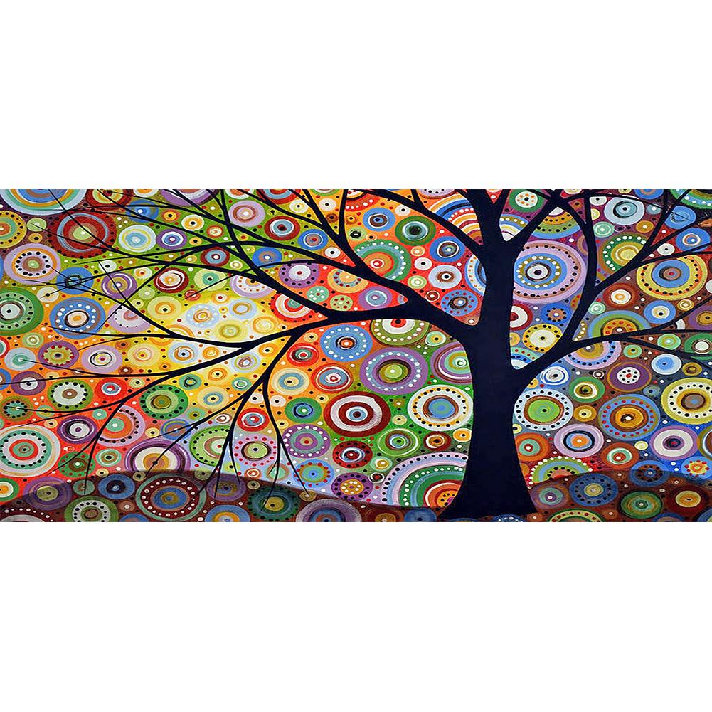 

Colorful Tree - Round Drill Diamond Painting - 80*40CM (Big Size), 501 Original