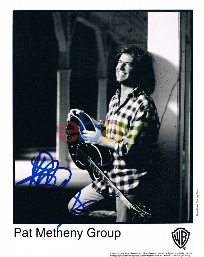 Pat Metheny autograph signed 8x10 Photo Poster painting JAZZ reprint