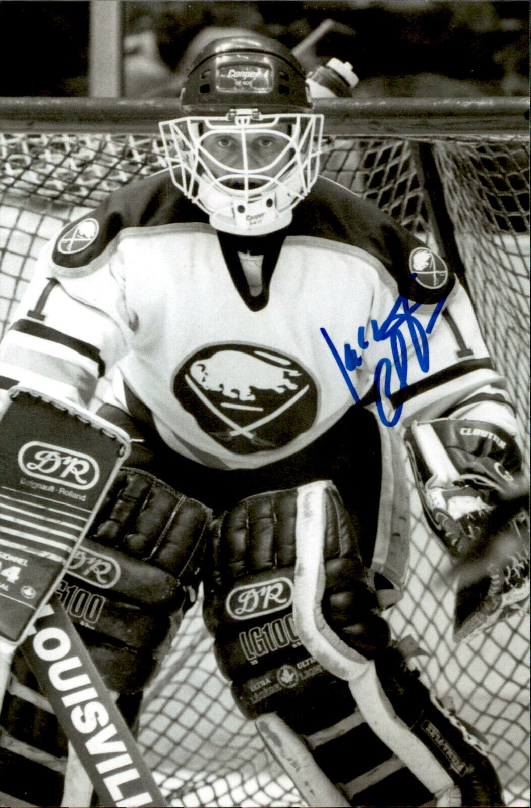 Jacques Cloutier SIGNED autographed 4x6 Photo Poster painting BUFFALO SABRES