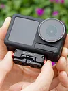 Magnetic Quick Release Mount for DJI Osmo 360/Action 5 Pro/Action 4/3 Aluminum Alloy Extension Base Bracket with 1/4in Threaded Hole for Tripods Selfie Sticks Vlogging