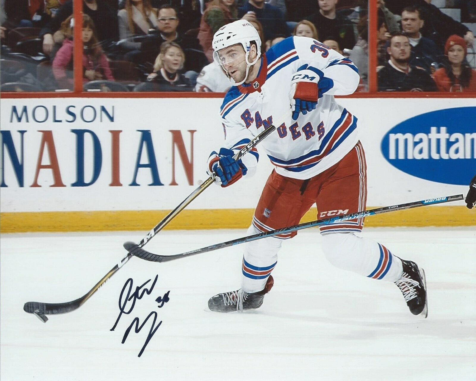 Steven Fogarty Signed 8x10 Photo Poster painting New York Rangers Autographed COA