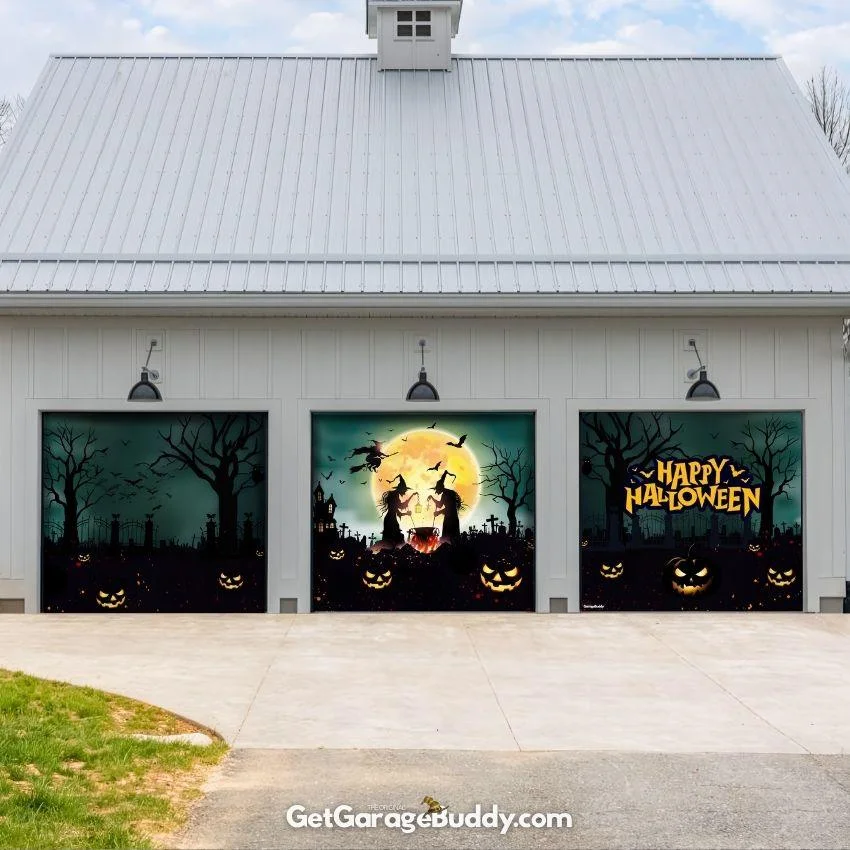 GarageBuddy Halloween Garage Door Covers