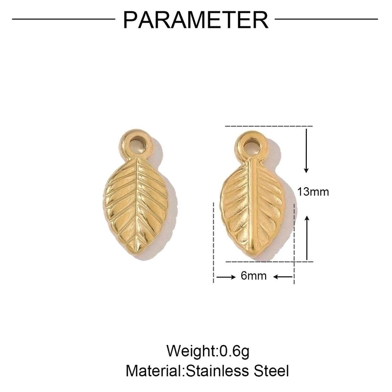 3 PCS/Package 14*14mm 4*11mm 9*22mm 201 Stainless Steel 18K Gold Plated Arrow Strawberry Gourd Polished Jewelry Accessories Pendant