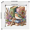 5D DIY Partial Special Shaped Drill Diamond Painting Bird Home With Frame Kit 19.2x19.2cm