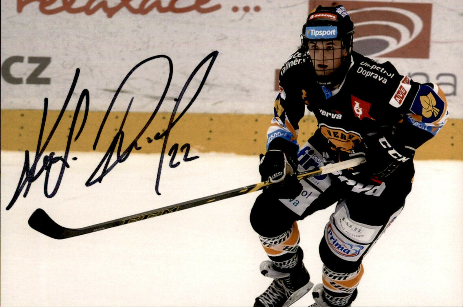 Kristian Reichel SIGNED 4x6 Photo Poster painting HC VERVA LITVINOV / NHL DRAFT 2018