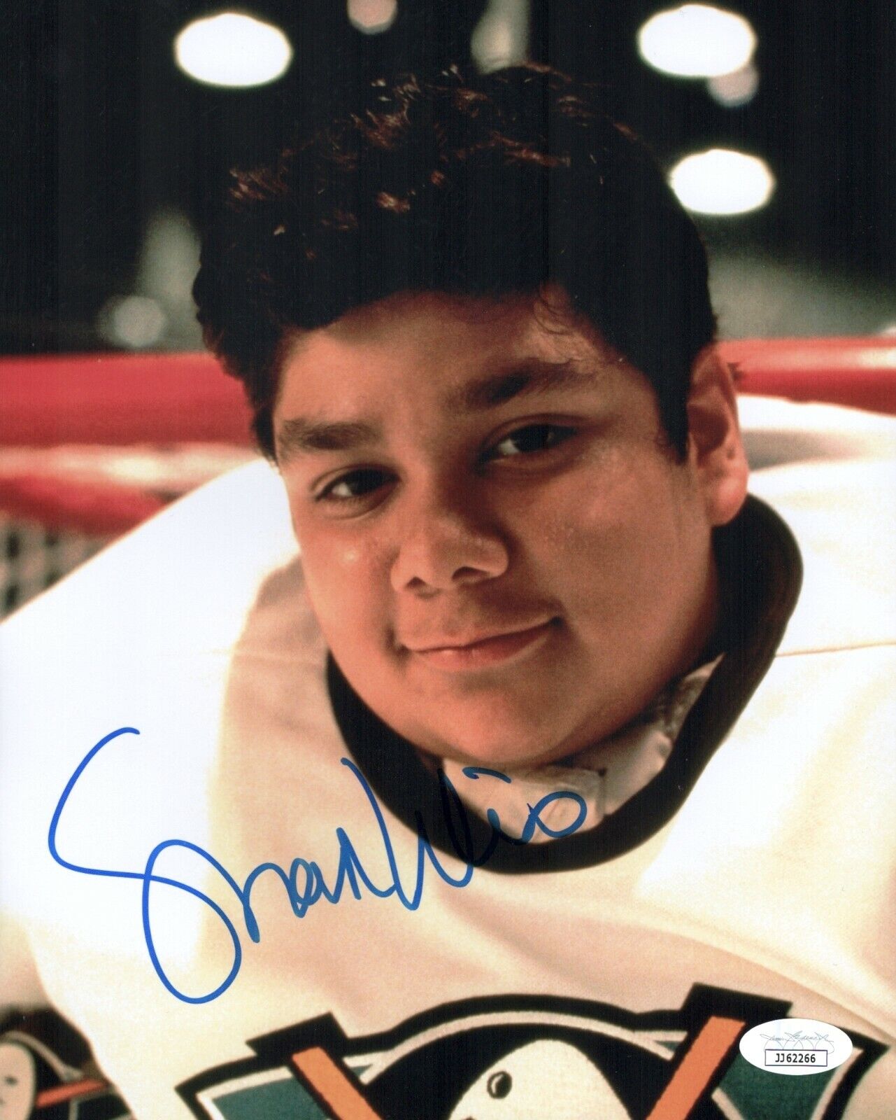 SHAUN WEISS Signed 8x10 Photo Poster painting Greg Goldberg The Mighty Ducks #33 COA JSA Cert