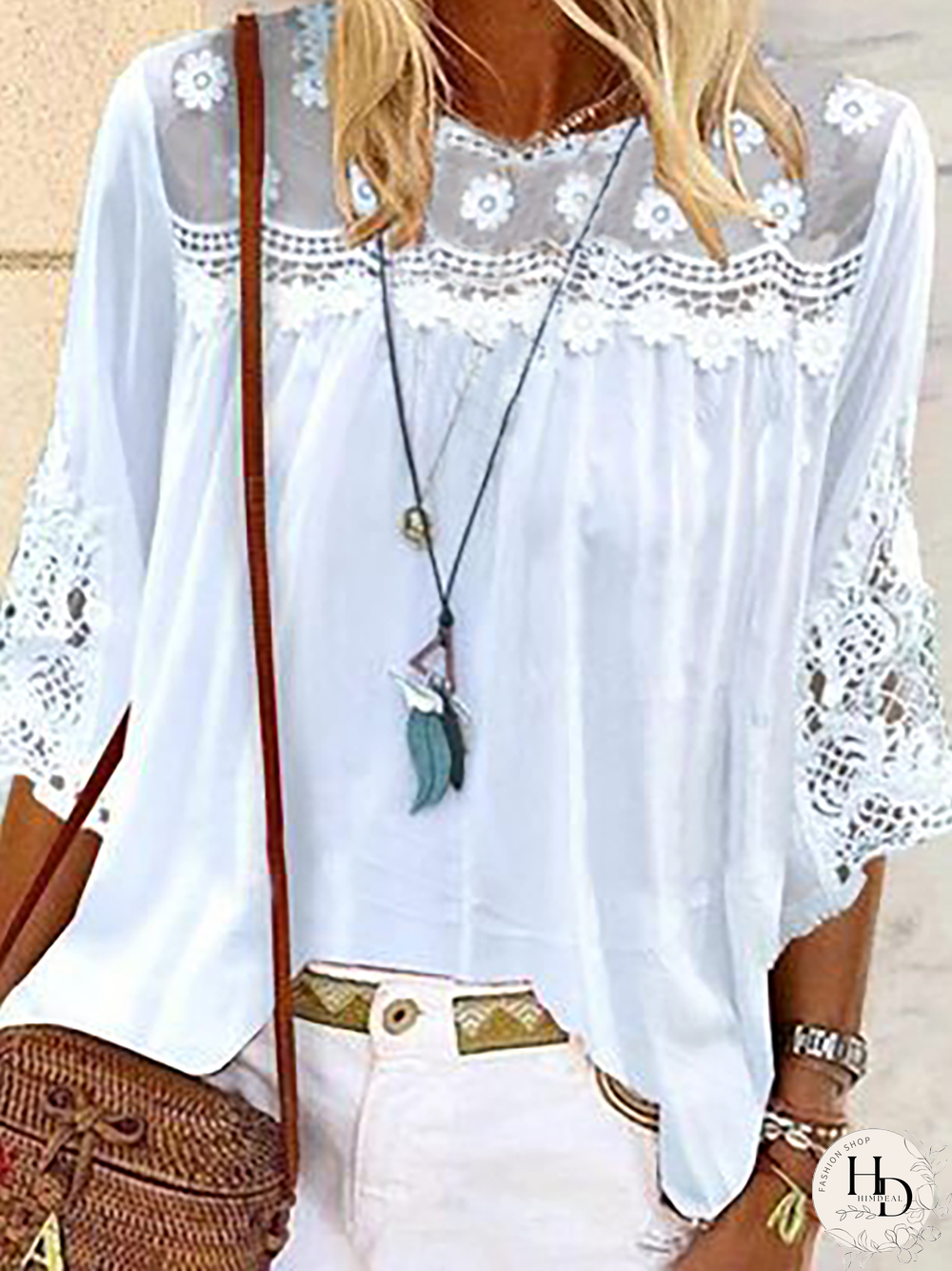 Plus size Boho Casual Tops