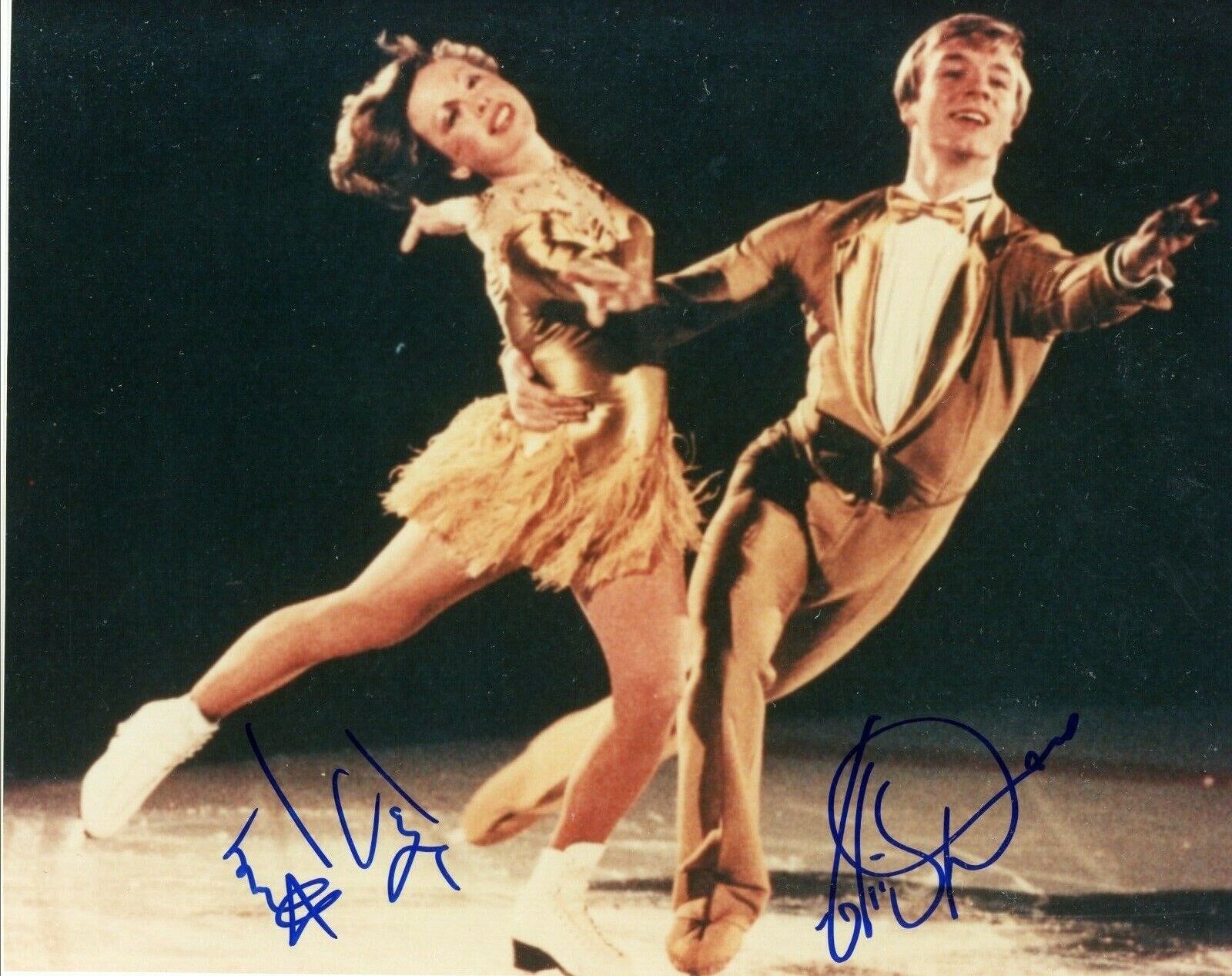 Torvill & Dean Olympic Gold Medalists Signed Autographed 8x10 Glossy Photo Poster painting COA