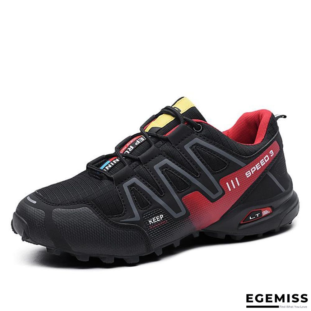 new large size outdoor mountaineering shoes men's shoes breathable shock absorption sports hiki | EGEMISS
