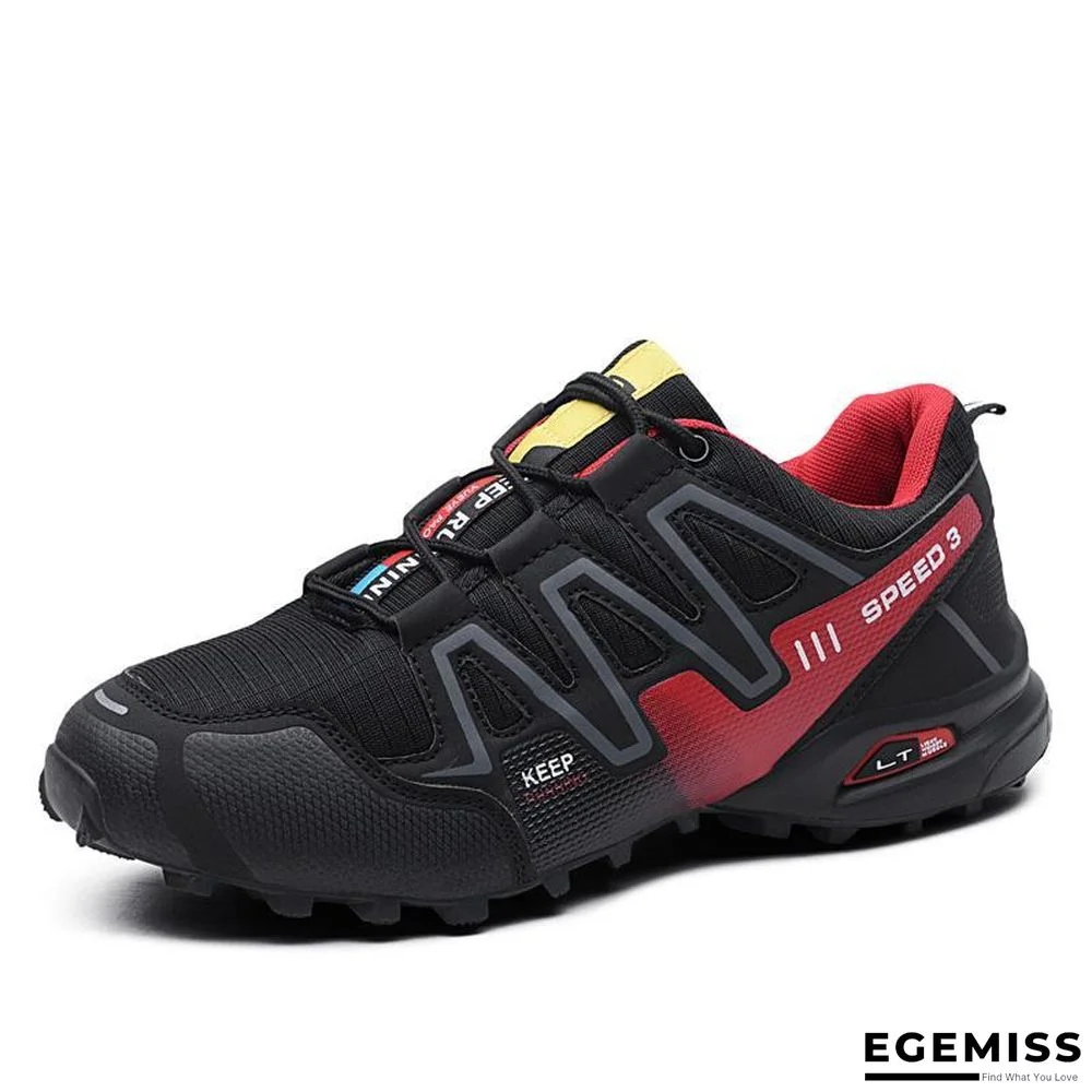 new large size outdoor mountaineering shoes men's shoes breathable shock absorption sports hiki | EGEMISS