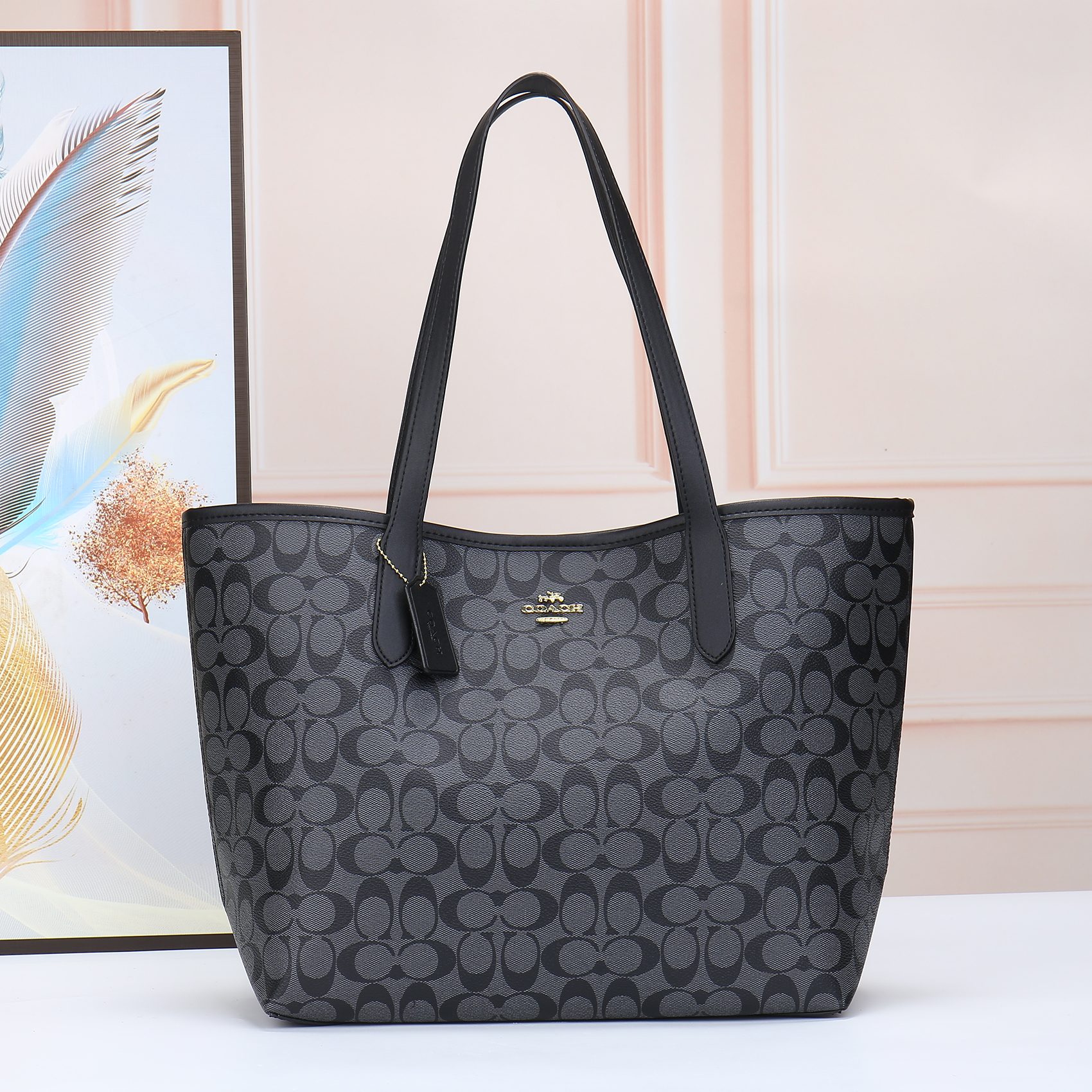 【🔥🔥🔥Big Sale】COACH Classic Multicolor Tote Bag