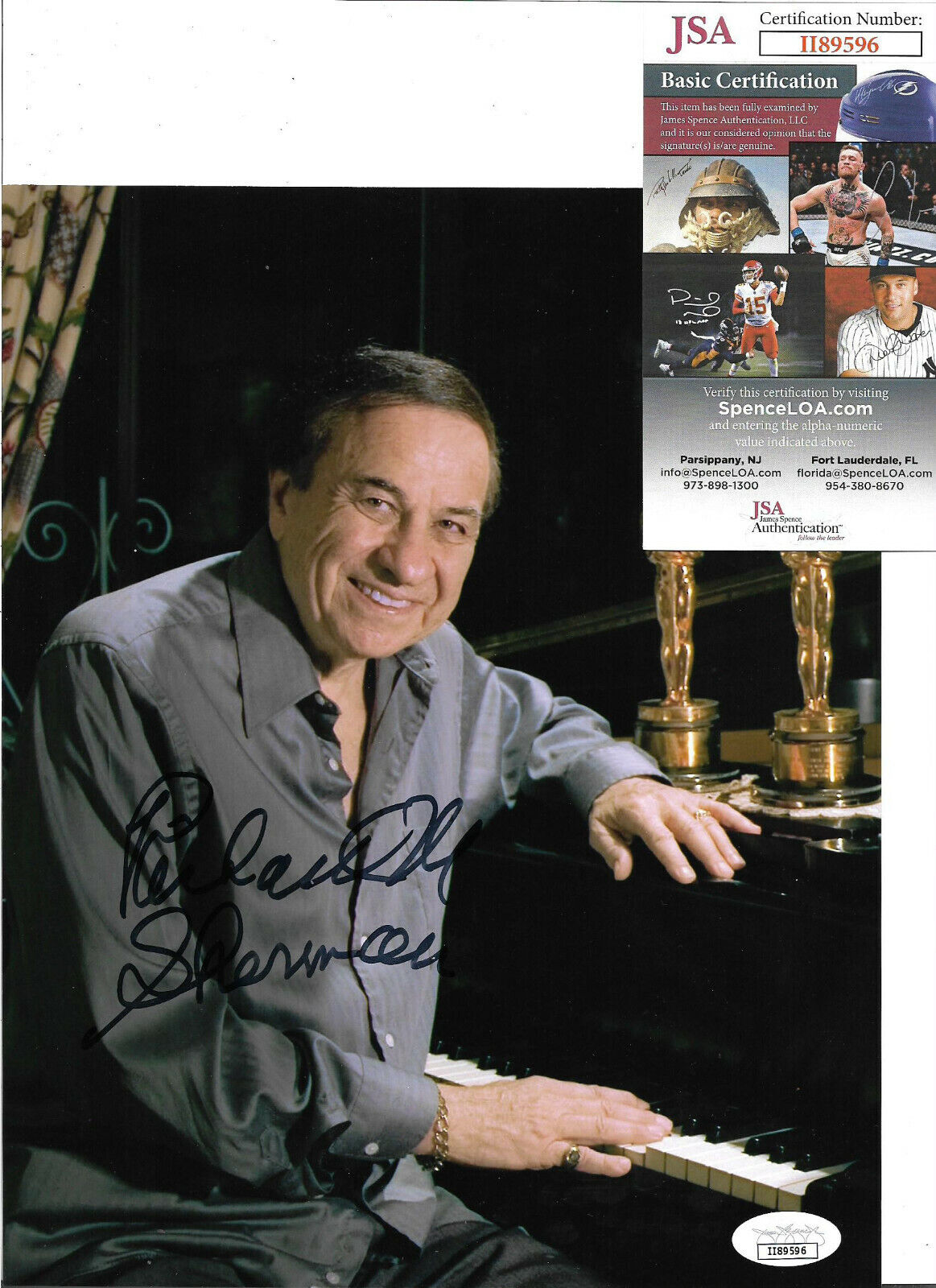 Richard M. Sherman Authentic Signed 8x10 Photo Poster painting Autograph, Disney, JSA COA