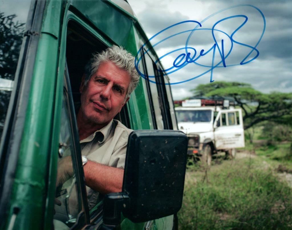 Anthony Bourdain autographed 8x10 signed Photo Poster painting Picture Pic and COA