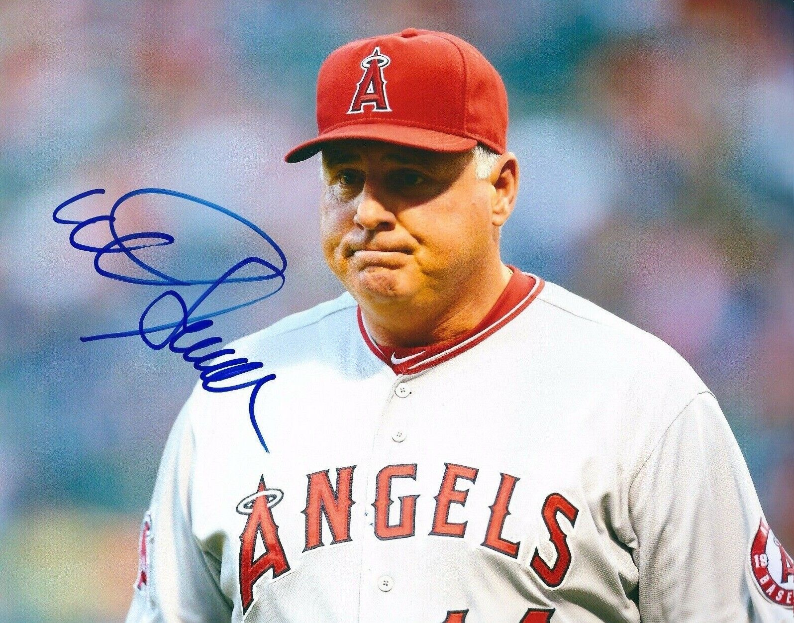 Mike Scioscia Autographed Signed 8x10 Photo Poster painting ( Angels ) REPRINT