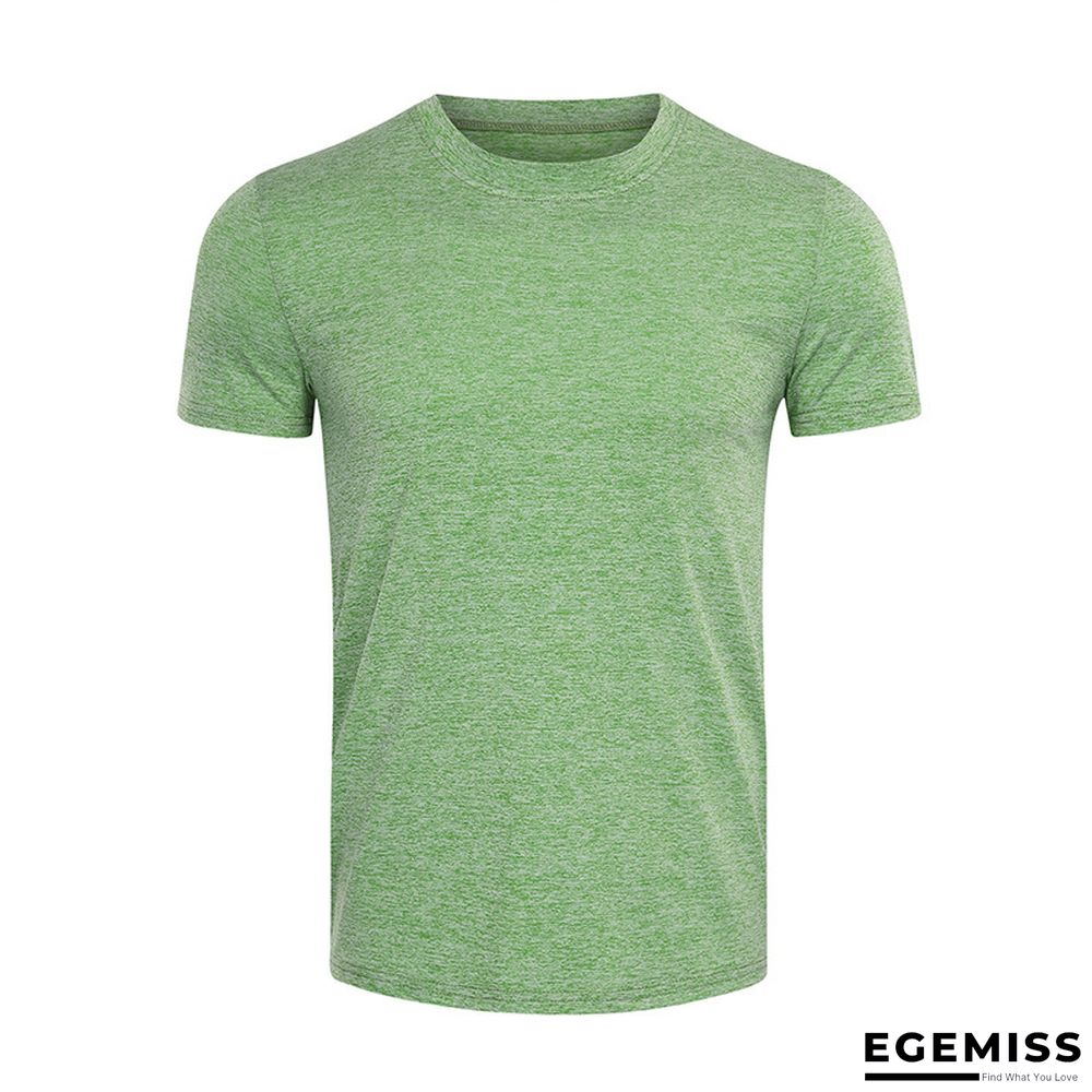 Summer Short-sleeved Men's T-shirt Sport Quick Dry Shirt with Round Neck | EGEMISS
