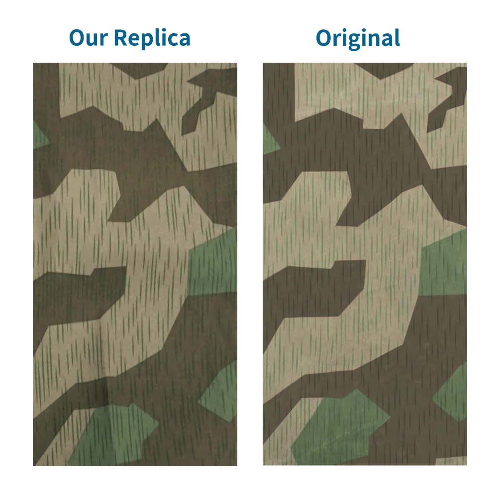   Wehrmacht German Reversible Splinter 31 Spring Camo Smock With Hood German-Uniform