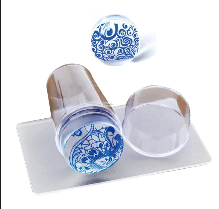 Clear Jelly Nail Stamper Scraper For Easy Nail Art