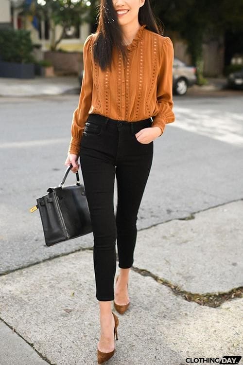 Classical High Waist Elastic Skinny Jeans