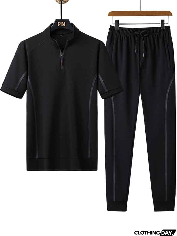 Men's Loose Breathable Short Sleeved Running Sets