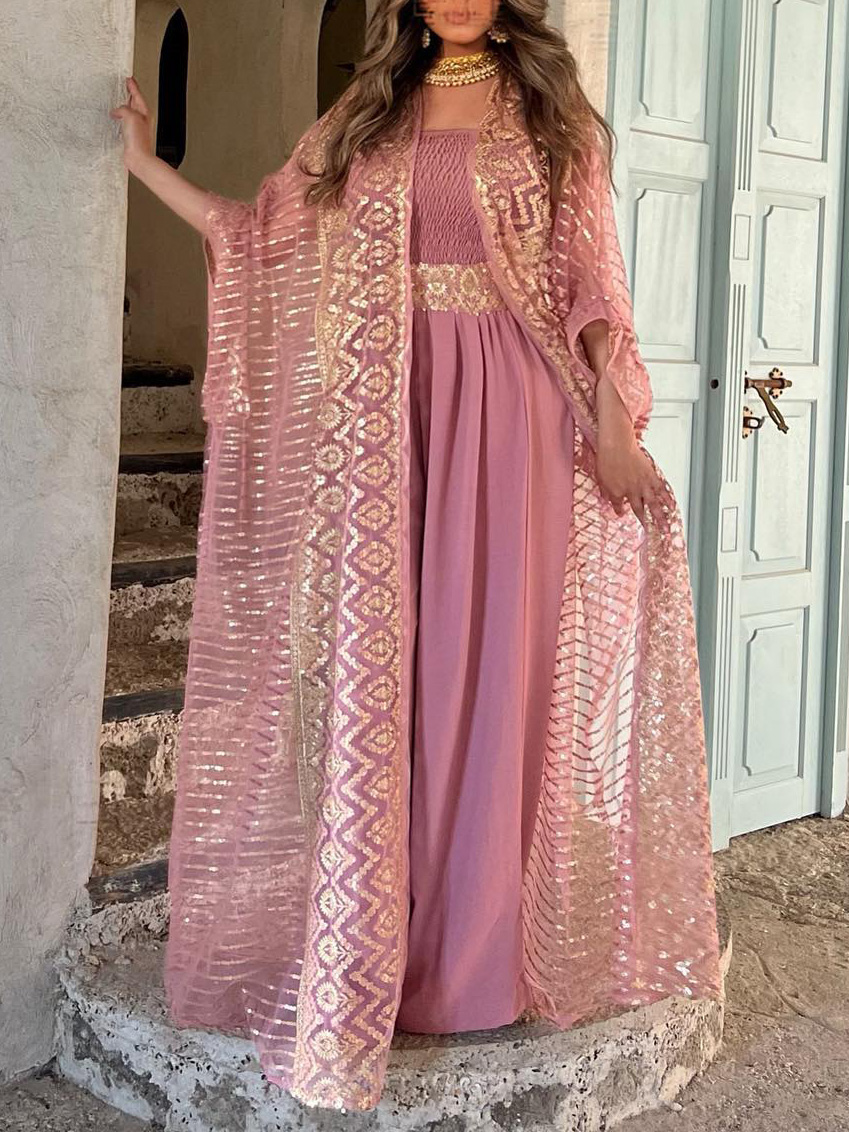Braless Strapless Jumpsuit and Tunic Set | Oxredo Shop Ramadan Sale
