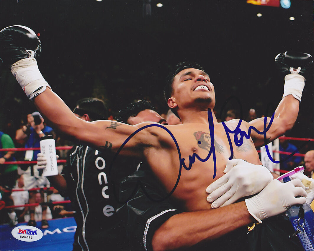 Daniel Ponce de Leon SIGNED 8x10 Photo Poster painting Bantamweight Champion PSA/DNA AUTOGRAPHED