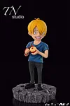 POP 1/8 Scale & WCF Scale Childhood Vinsmoke Sanji & Nami - ONE PIECE Resin Statue - T.N Studios