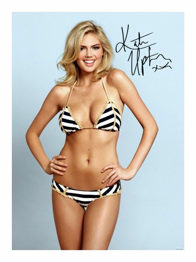 KATE UPTON AUTOGRAPH SIGNED PP Photo Poster painting POSTER