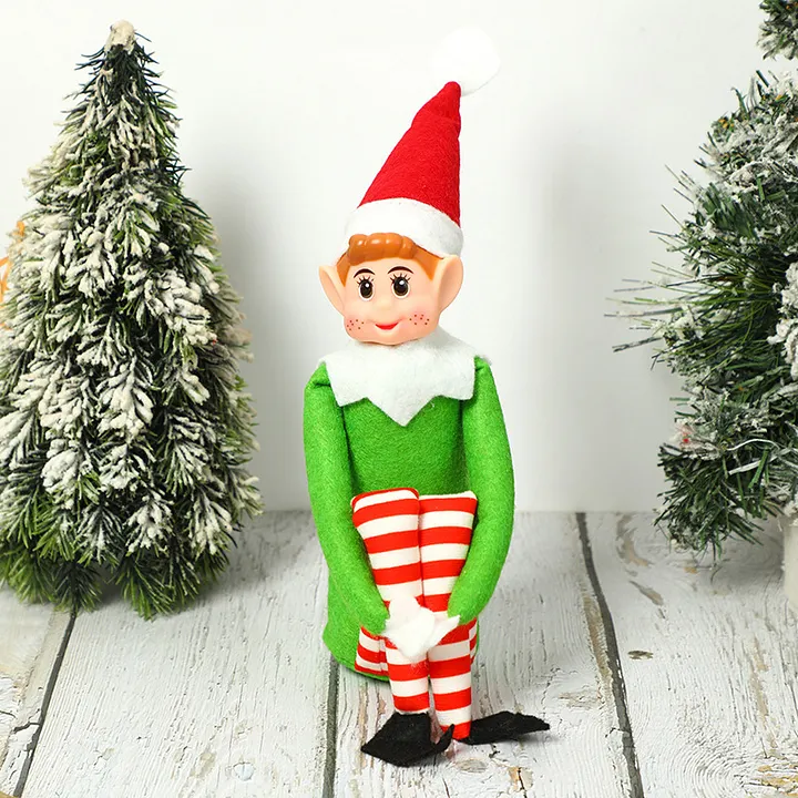 Christmas Long-legged Elf Plush Doll Christmas Toy Mall Window Display Decoration