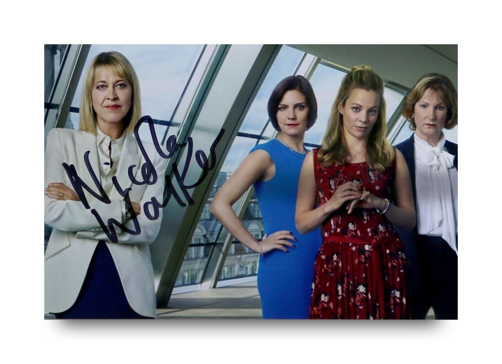 Nicola Walker Signed 6x4 Photo Poster painting The Split Hannah Stern Unforgotten Autograph +COA