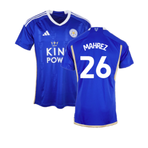 Leicester City Riyad Mahrez 26 Home Shirt Kit 2023-2024