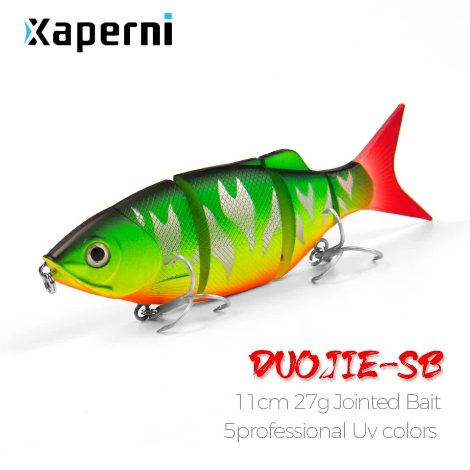 Xaperni Hot  good fishing lures minnow,hard baits quality professional baits 11cm/27g,swimbait jointed bait