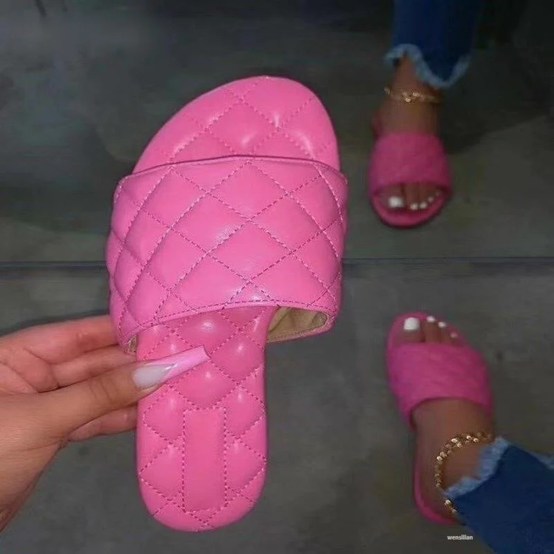 Summer Woman Sandals 2021 Casual Flat Shoes Fashion Ladies Slides Beach Female Flip Flops Designer Luxury Sandalias Slippers