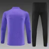 Barcelona 25-26 1/4 Zip Tracksuit Co-branded - Purple Chandal