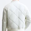 Men's Rhombus Stand Collar Cotton Jacket