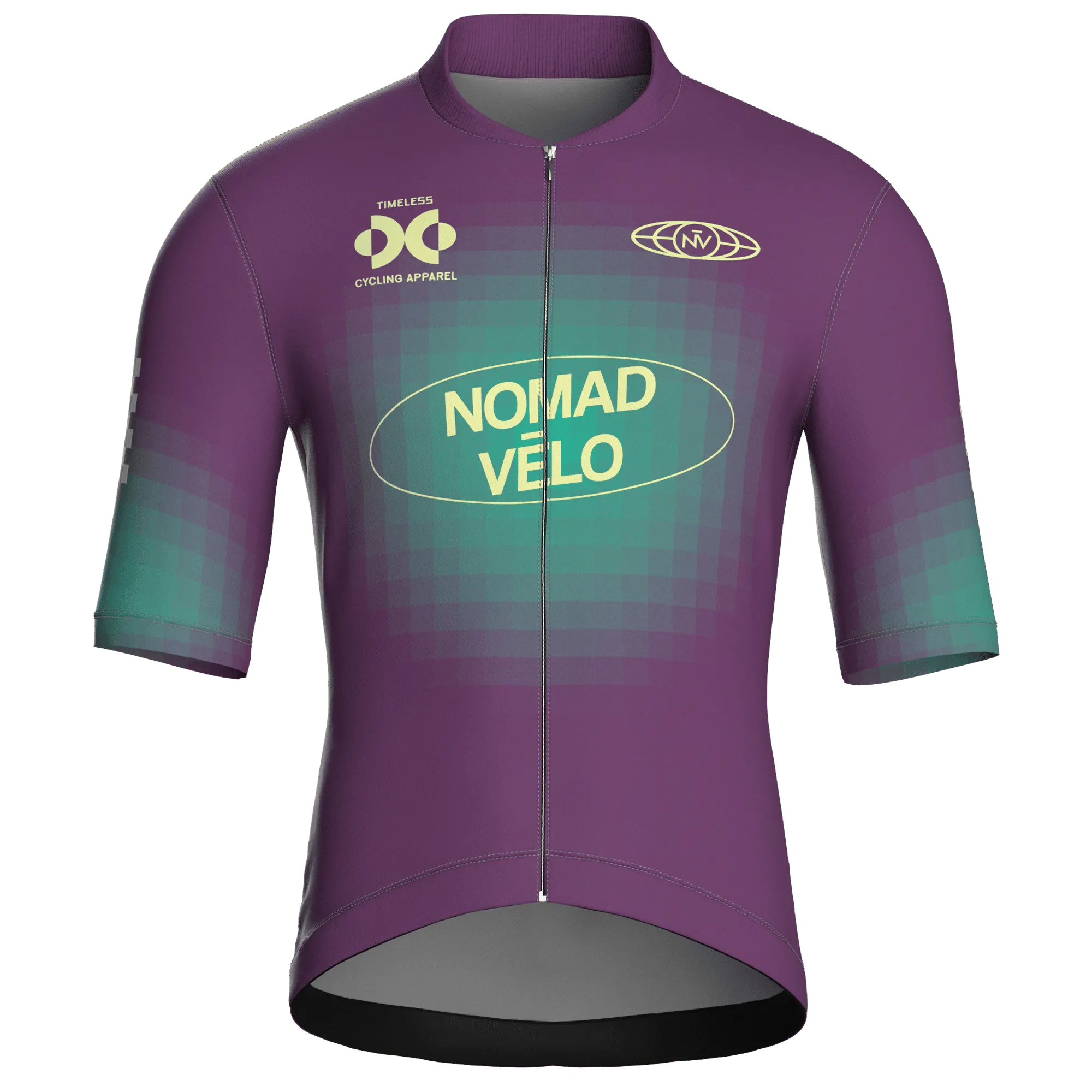 Pixel Plum Jersey – Cycling Short Sleeve Race Fit