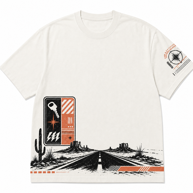 Desert Road Cotton T-Shirt