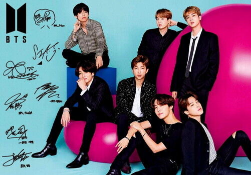 BTS POSTER - SIGNED PROMO - Photo Poster painting POSTER INSERT PERFECT FOR FRAMING