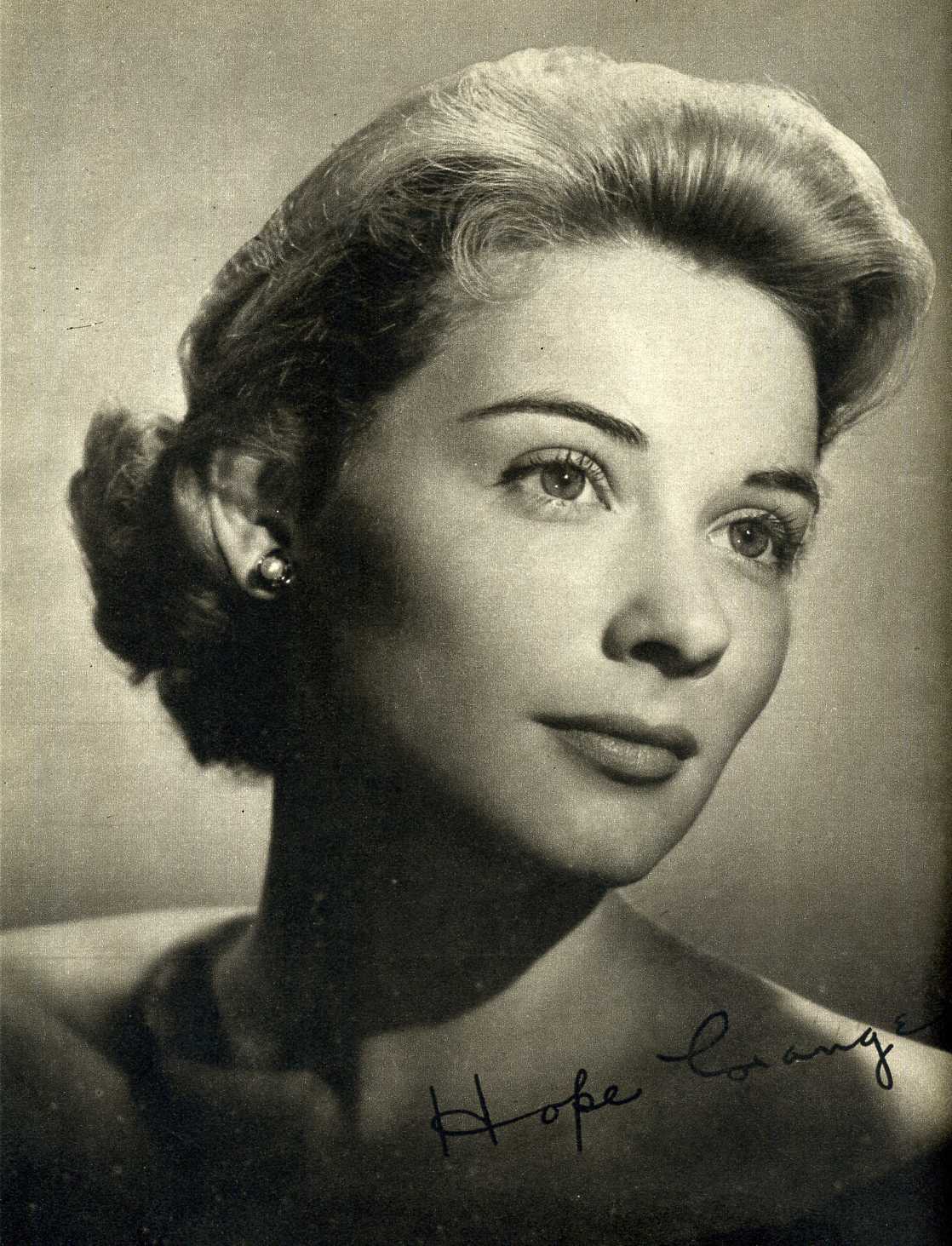 HOPE LANGE Signed Photo Poster paintinggraph - Film Actress - preprint