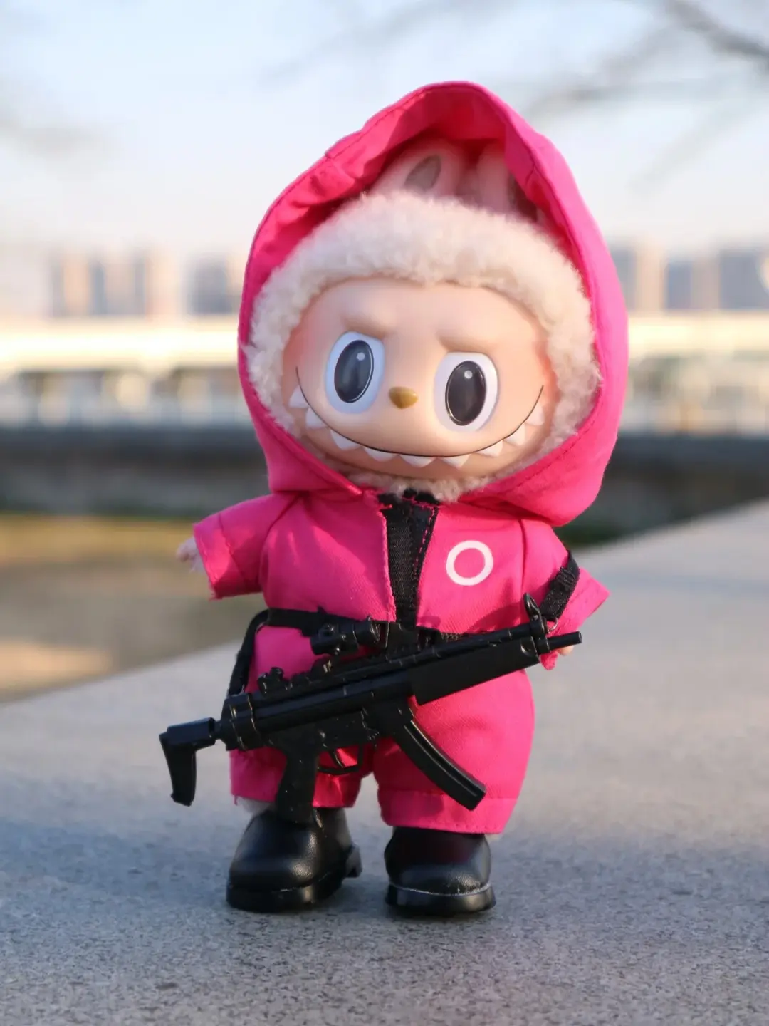 LABUBU Clothes The Organizer of Squid Game Red Outfits