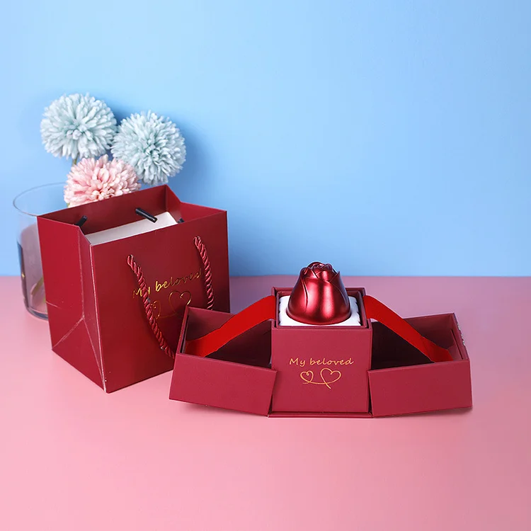 Jessemade Exquisite Heart Flip Jewelry Gift Box Set
