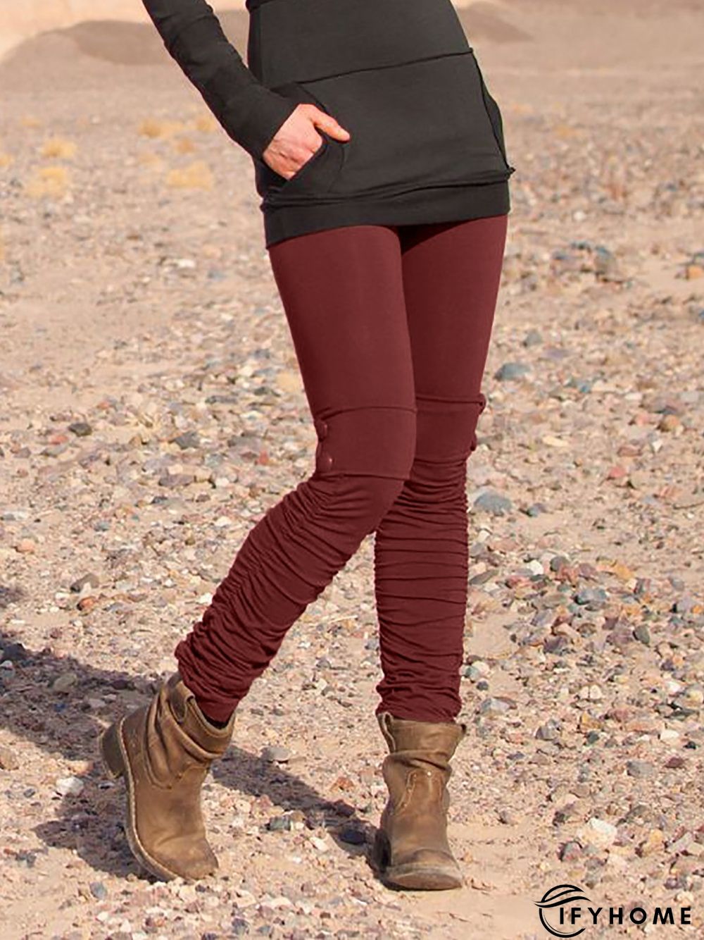 Casual Solid Tight Pants | IFYHOME