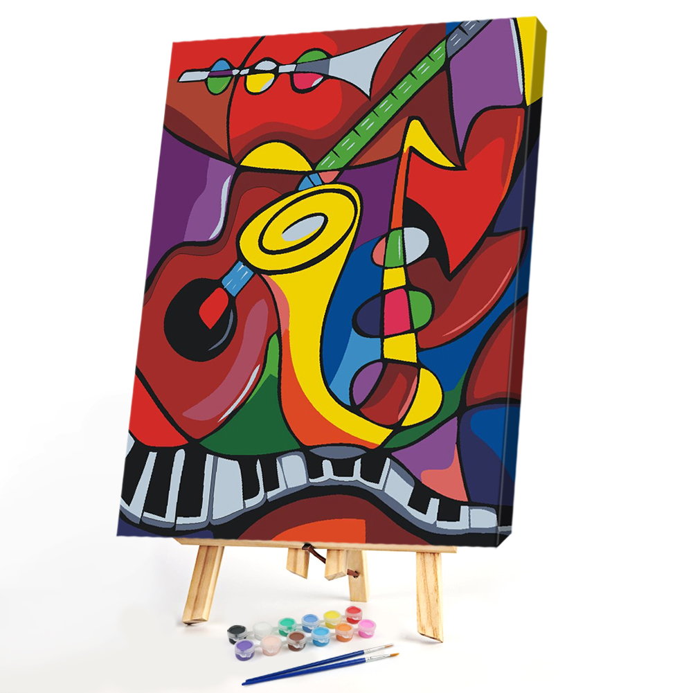 

40x50cm - Paint By Numbers Abstract, 501 Original