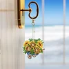 >SALE<6PCS Double Sided Special Shape Diamond Painting Keychain (Sunflower Buggy)