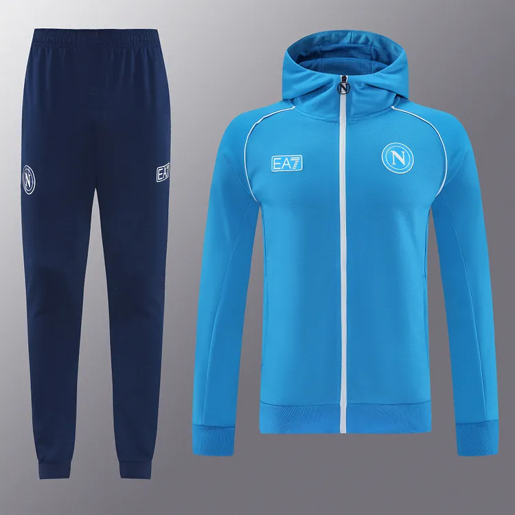 2025-26 Napoli Blue Hoodie Kit