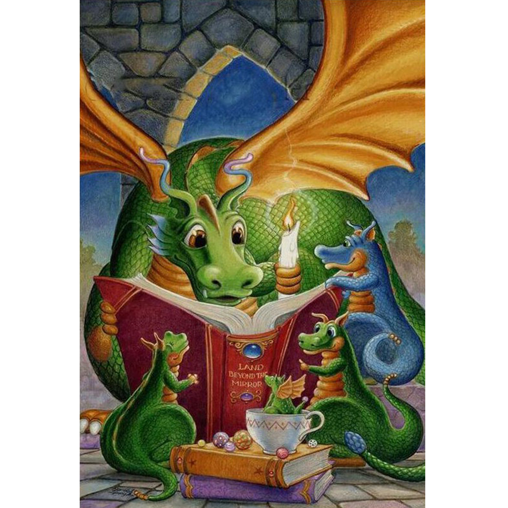 

Green Dragon - Round Drill Diamond Painting - 40*50CM, 501 Original