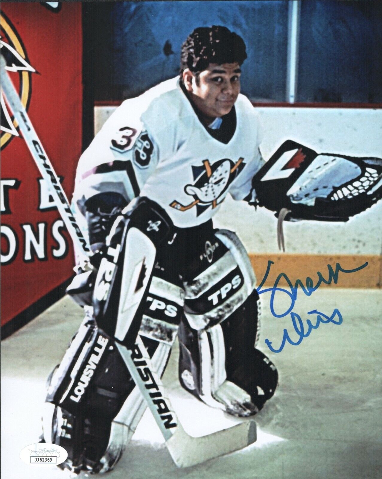 SHAUN WEISS Signed 8x10 Photo Poster painting Greg Goldberg The Mighty Ducks #33 COA JSA Cert